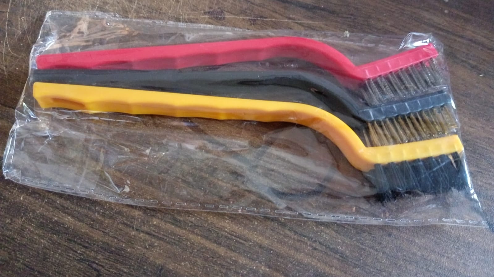 2166 3pc Mini Wire Brush Set Brass Nylon Stainless Steel Bristles Household Cleaning Brush for Gas Stove, Smoke Machine Tool Burner Tiles Tap Rust Removal Welding Slag Dirt & Paint Scrubbing. 2166 3pc Mini Wire Brush Set Brass Nylon Stainless Steel Bristles Household Cleaning Brush for Gas Stove, Smoke Machine Tool Burner Tiles Tap Rust Removal Welding Slag Dirt & Paint Scrubbing.